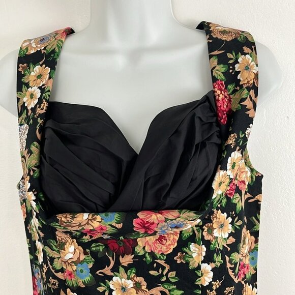 Lindy Bop Floral A-Line 50s-Style Dress - Picture 4 of 8